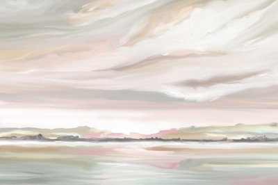 Paisaje sereno en tonos pastel de Jenna Alheit
