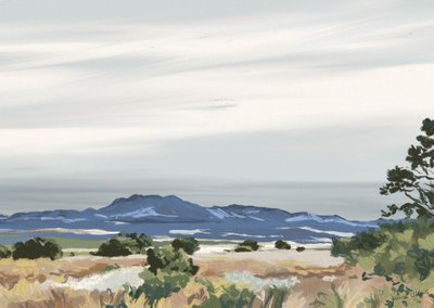Vastas montañas desérticas de Jenna Alheit