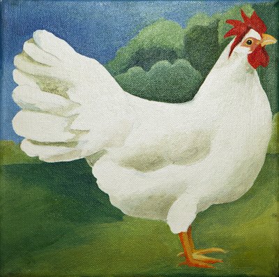 Gallito, 2013 (acrílico sobre lienzo) de Jennifer Abbott
