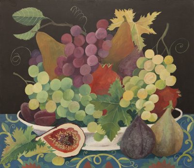 Fruta en un cuenco (acrílico) de Jennifer Abbott