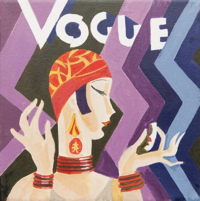 Portada de Vogue (acrílico) de Jennifer Abbott