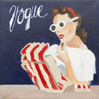 Portada de Vogue (acrílico) de Jennifer Abbott