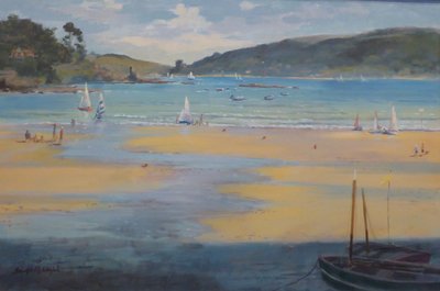 Playa de South Sands, Salcombe, 2016 de Jennifer Wright