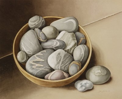 Cuenco de guijarros, 2005 de Jenny Barron
