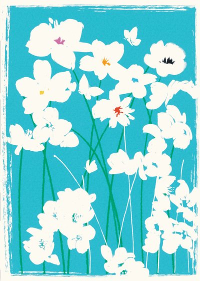 Flores Turquesas de Jenny Frean