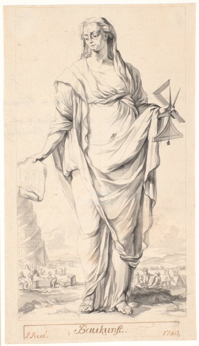 Alegoría de la arquitectura de Jens Juel