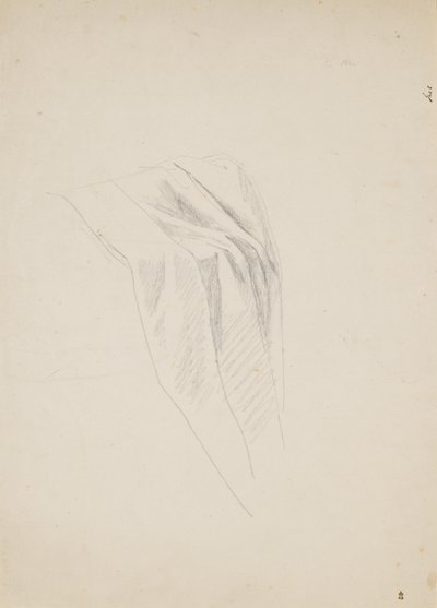 Estudio de drapeado de Jens Juel