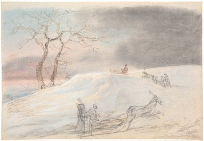 Paseo en trineo en escarcha de Jens Juel