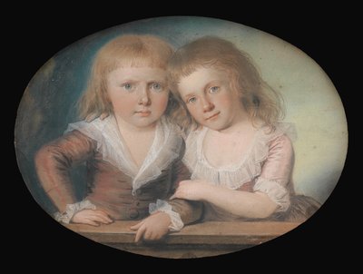Los dos hijos del jefe de oficina H.E. Moe de Jens Juel