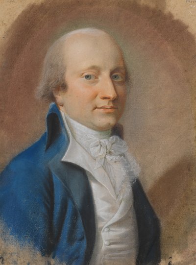 Retrato de un caballero, presumiblemente un Blücher de Jens Juel
