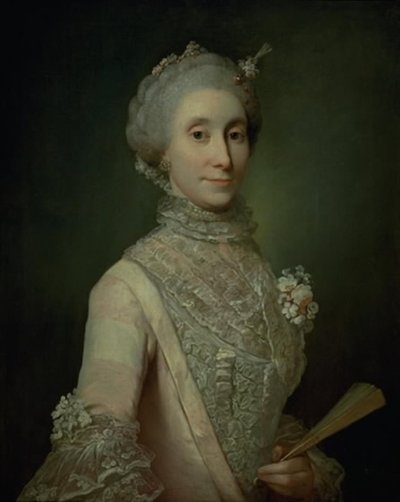 Retrato de la condesa Caroline Schimmelmann(?) de Jens Juel