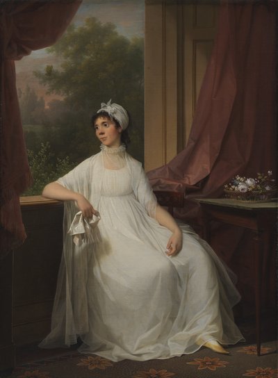Retrato de Gertrud Hage, de soltera Heitmann de Jens Juel