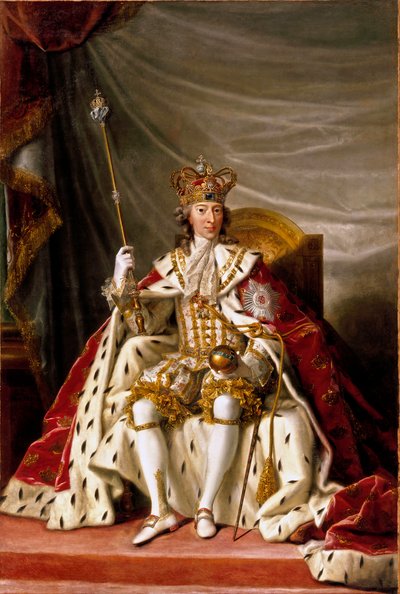 Retrato del Rey Christian VII de Dinamarca, 1789 de Jens Juel