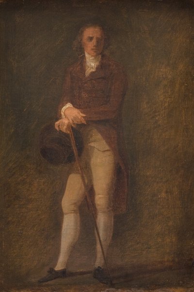 Boceto de retrato. El pintor N.A. Abildgaard (?). de Jens Juel