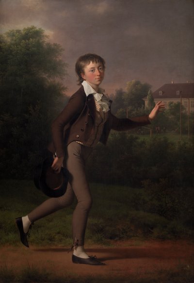 Niño corriendo. Marcus Holst von Schmidten de Jens Juel