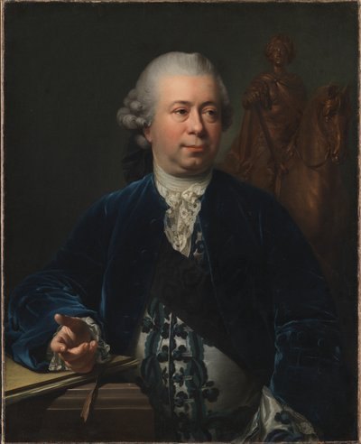 El escultor Jacques-François-Joseph Saly de Jens Juel