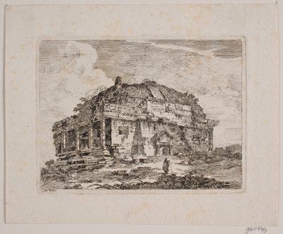 Un edificio de templo antiguo de Jens Petersen Lund