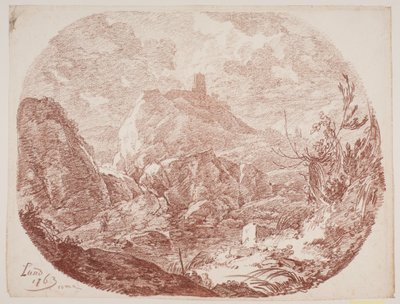 Paisaje fantástico italiano de Jens Petersen Lund