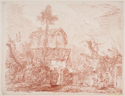 Paisaje fantástico italiano de Jens Petersen Lund