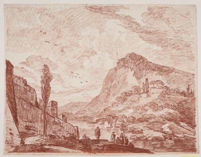 Paisaje fantástico italiano de Jens Petersen Lund