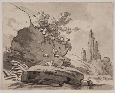 Rocas y cipreses de Jens Petersen Lund