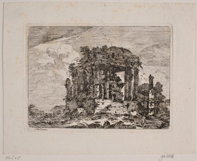 Ruinas de un mausoleo de Jens Petersen Lund