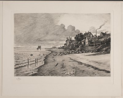 Paisaje costero en Hellebæk de Jensen