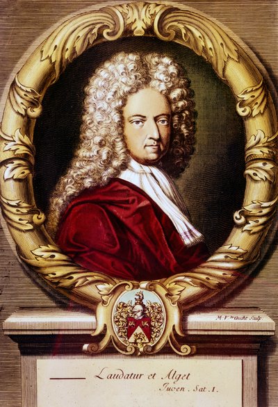 Retrato de Daniel Defoe de Jeremiah (after) Taverner