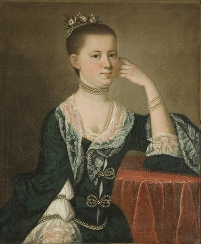 Retrato de la Sra. Elias Vander Horst, c.1763 de Jeremiah Theus