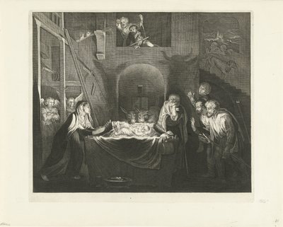 Adoración de los pastores de Jeremias Falck