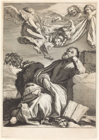 El sueño de San Pedro de Jeremias Falck after Johann Liss