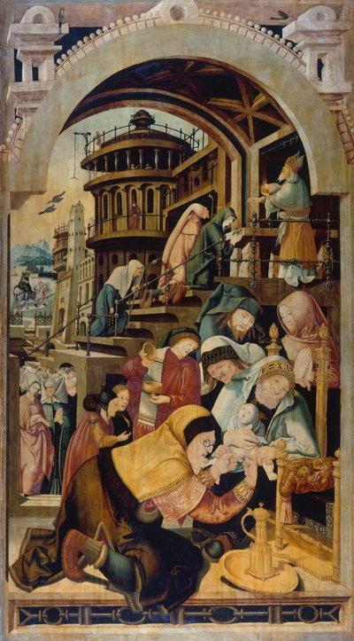Circuncisión de Jesús, pintura de Jorg Ratgeb (hacia 1480-1526), óleo sobre tabla de Jerg Ratgeb