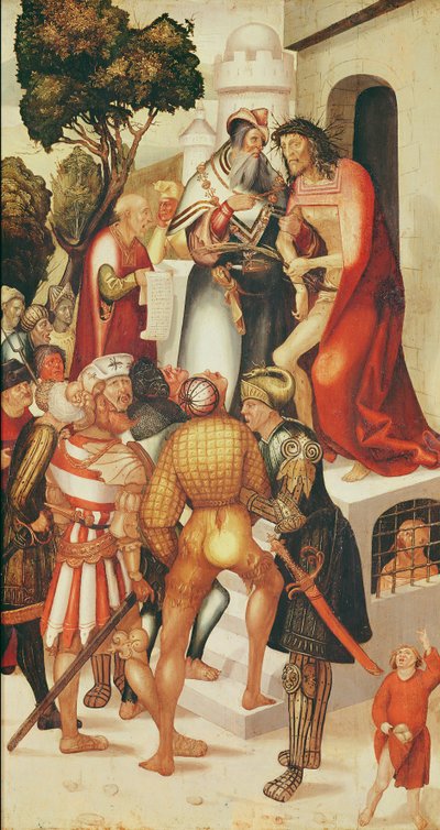 Ecce Homo, del retablo de Herrenberg, 1519 de Jerg Ratgeb