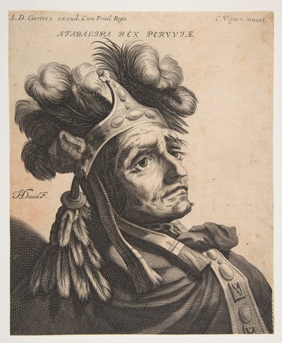 Atabalipa, Rey del Perú, ca. 1634-37 de Jerôme David