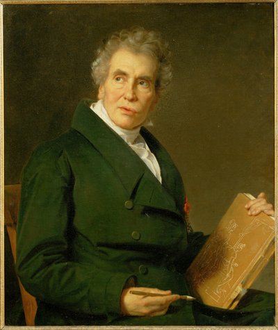 Retrato del pintor Jacques Louis David, edad ... de Jérôme Martin Langlois