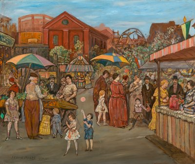 Italianos en Jefferson Park de Jerome Myers