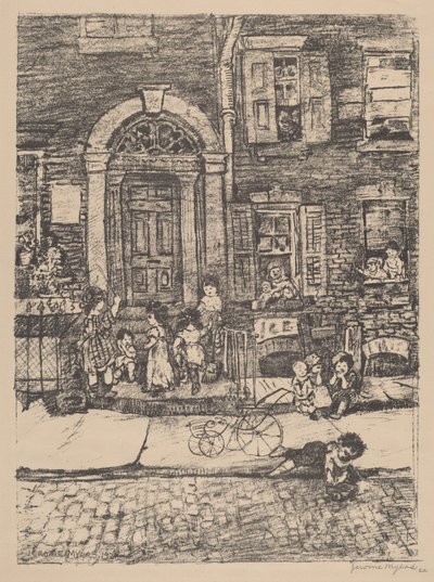 Escena de calle (Nueva York) de Jerome Myers