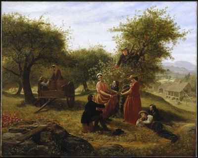 Recolección de manzanas de Jerome Thompson