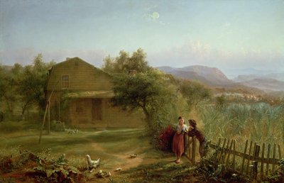 Coqueteo, 1875 de Jerome Thompson