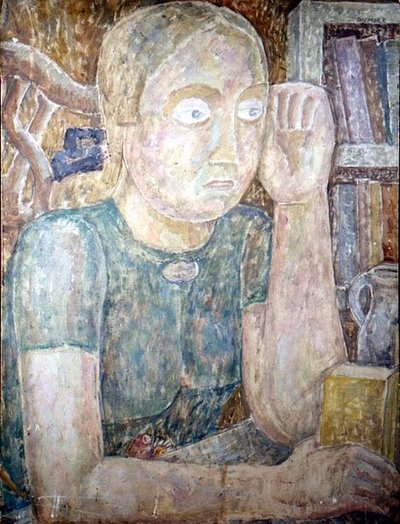 Retrato de la Sra. Baker de Ilkeston, Derby de Jessica Stewart Dismorr