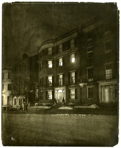 Beacon St, Boston, Mass, EE.UU., c.1902-10 de Jessie Tarbox Beals