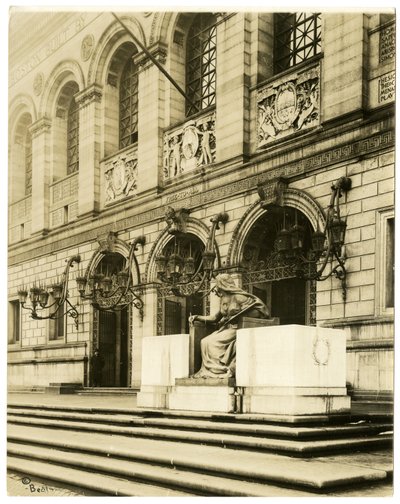 Biblioteca Pública de Boston, Boston, c.1902-10 de Jessie Tarbox Beals