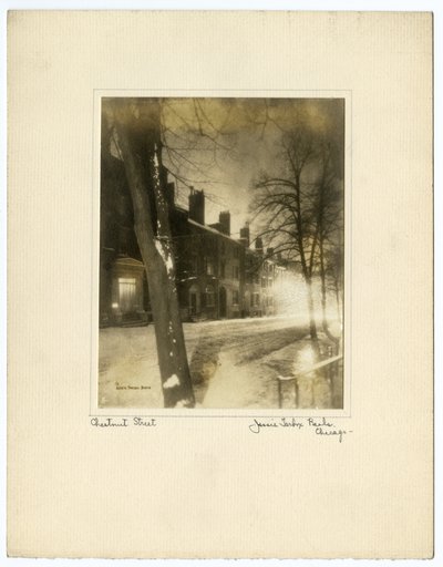 Calle Chestnut, Boston, EE.UU., c.1902-10 de Jessie Tarbox Beals