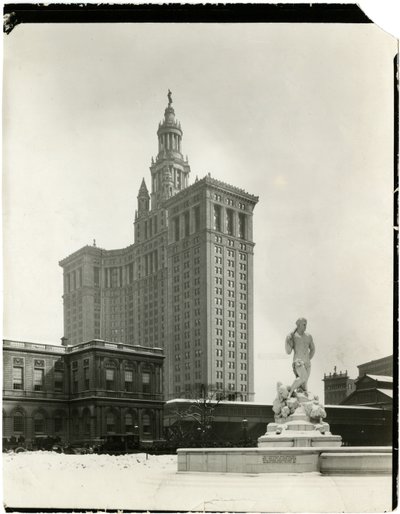 Ayuntamiento y Edificio Municipal, Nueva York, EE.UU., c.1914-25 de Jessie Tarbox Beals