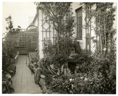 Jardín de la Sra. Regina Jais, c.1936-37 de Jessie Tarbox Beals