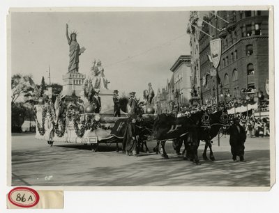 Carroza Histórica No 53: Estatua de la Libertad de Jessie Tarbox Beals