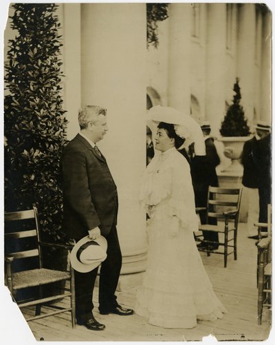 Sra. Norman Mack, Gobernador Odell, Exposición de San Luis 1903 de Jessie Tarbox Beals