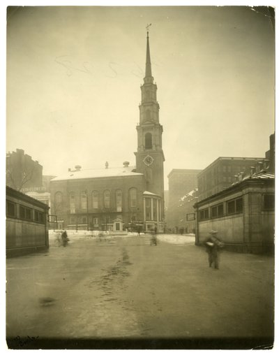 Iglesia de Park Street, EE.UU., c.1902-10 de Jessie Tarbox Beals