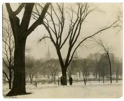 El Common, Boston, EE.UU., c.1902-10 de Jessie Tarbox Beals