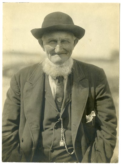 Tío Charley Sennett de Barley Bailey Island, Maine, c.1907-09 de Jessie Tarbox Beals